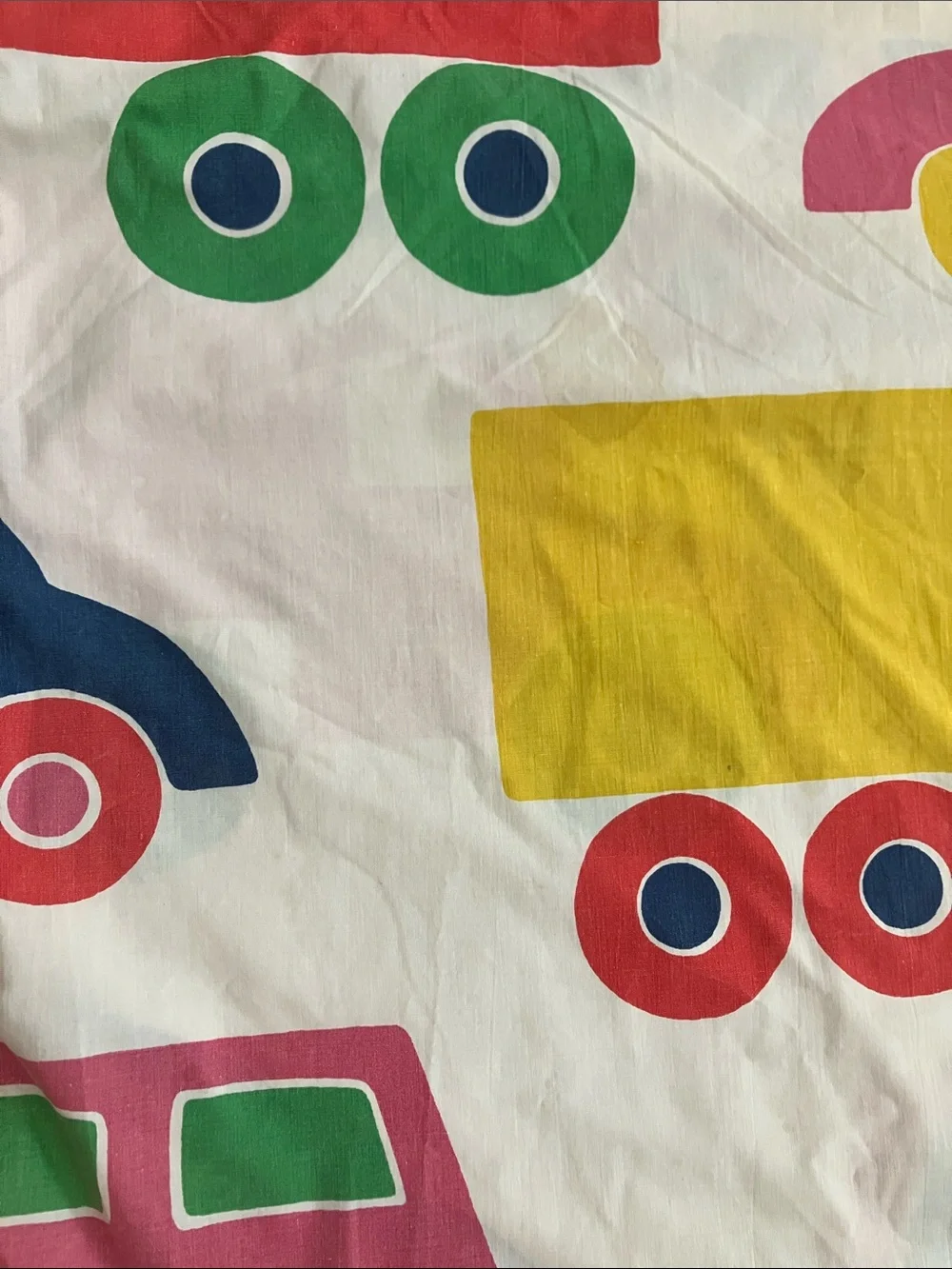 Marimekko vintage 70s Kids cars and trucks Duvet Cover Bo boo Dan Rivers twin